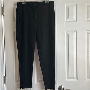 Betabrand L black tapered pants